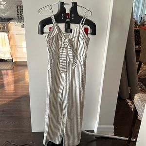 Mendocino striped jump suit size large. Worn once.